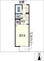 フォンティーヌＷＡＴＡＮＡＢＥ  ｜ 三重県鈴鹿市岸岡町（賃貸アパート1K・2階・22.77㎡） その2