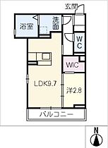 ディーシャンブル南丸之内　Ｂ棟  ｜ 三重県津市南丸之内（賃貸アパート1LDK・3階・35.33㎡） その2