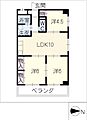 第2コーポ明利2階5.5万円