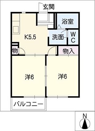 プレミール北頭Ｄ棟_間取り_0