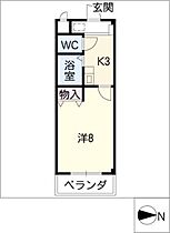 シャトレ浦里  ｜ 愛知県名古屋市緑区浦里3丁目（賃貸マンション1K・2階・24.30㎡） その2