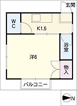 Ｈｏｕｓｅ本山  ｜ 愛知県名古屋市千種区橋本町1丁目（賃貸アパート1K・2階・20.00㎡） その2