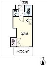 ニューウェーブ長久手  ｜ 愛知県長久手市作田2丁目（賃貸マンション1R・1階・23.10㎡） その2