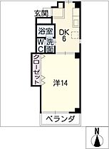 フラットセピア  ｜ 愛知県名古屋市昭和区緑町3丁目（賃貸マンション1DK・3階・41.34㎡） その2