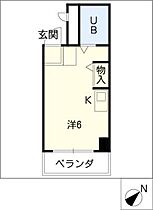 月東ビル  ｜ 愛知県名古屋市昭和区山手通5丁目（賃貸マンション1R・4階・17.99㎡） その2