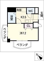 プランドール21  ｜ 愛知県名古屋市昭和区向山町1丁目（賃貸マンション1K・3階・24.96㎡） その2