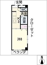 ヒルズヤマザト  ｜ 愛知県名古屋市昭和区山里町（賃貸マンション1K・1階・26.75㎡） その2