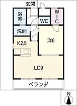 ミレーニア本星崎  ｜ 愛知県名古屋市南区本星崎町字町（賃貸マンション1LDK・2階・43.74㎡） その2