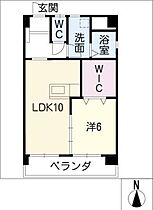 永生ビル  ｜ 岐阜県岐阜市柳森町2丁目（賃貸マンション1LDK・3階・44.82㎡） その2