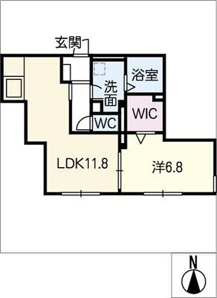 フローラルＭＡＳＵＺＡＷＡ ｜岐阜県瑞穂市祖父江(賃貸アパート1LDK・1階・51.00㎡)の写真 その2