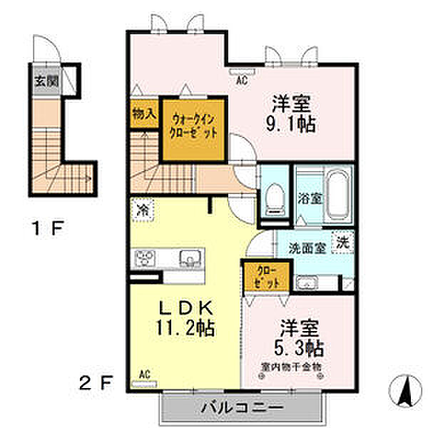 同じ建物の物件間取り写真 - ID:221010676668