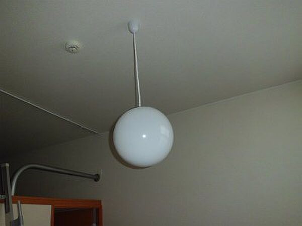 画像12:吊り下げ型ライトで居室は素敵なムードに・・・