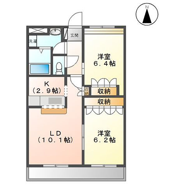 同じ建物の物件間取り写真 - ID:221010217698