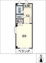 ウッドベル  ｜ 岐阜県美濃加茂市川合町4丁目（賃貸マンション1K・3階・28.35㎡） その2