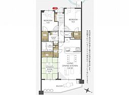 間取図画像 3LDK