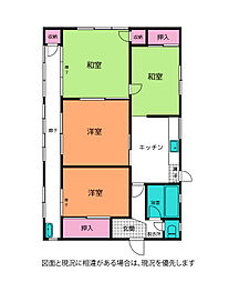 水戸市酒門町　中古戸建 4DKの間取り