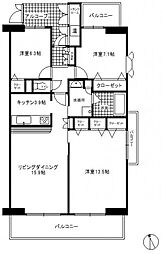 間取図画像 3LDK