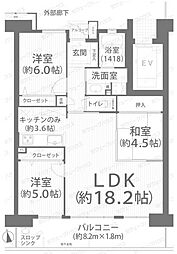 間取図画像 3LDK