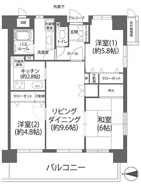 間取り：333000052179