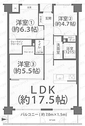 間取図画像 3LDK