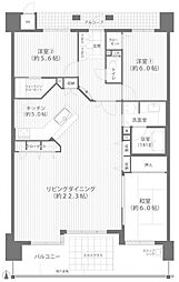 間取図画像 3LDK