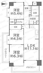 間取図画像 3LDK