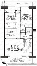 間取図画像 3SLDK