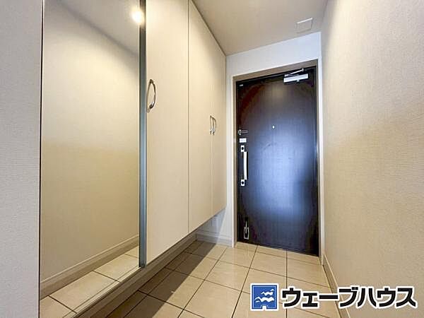 シューズボックス付きの玄関です！