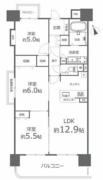 間取り：333000057306