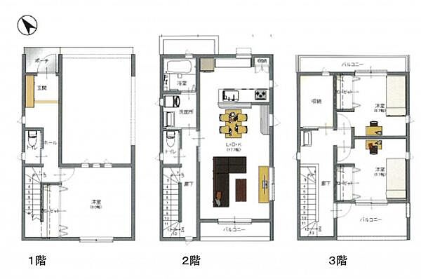 参考プラン　間取り図