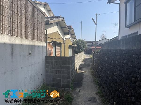 前面道路です。