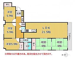 間取図画像 5LDK