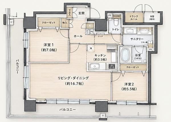 間取り：301000116204