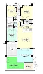 間取図画像 3LDK