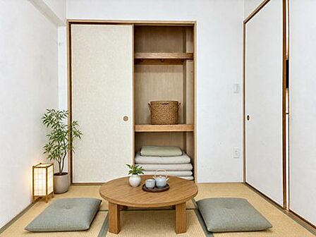 多目的に活躍する使い勝手の良い和室(画像はCG加工しており現況と異なります。)さ