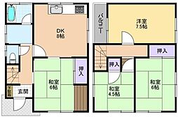 柳窪4丁目 4DKの間取り