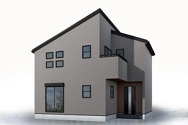 完成予想図（外観）：図面を基に描きおこしたもので、実際とは異なる場合がございます。