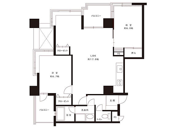 間取り：317000011008
