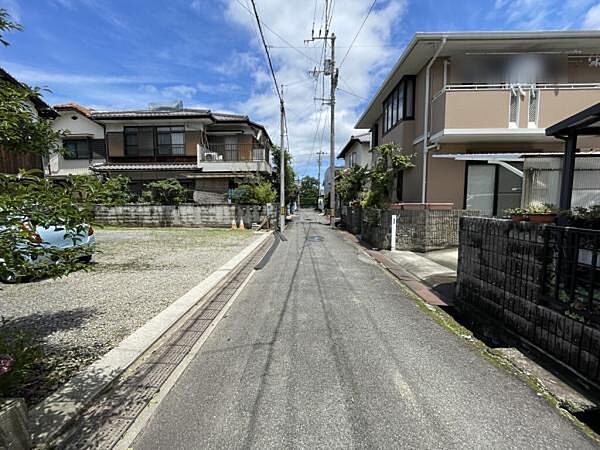 前面道路南から北