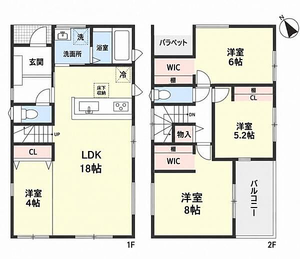 間取りを拡大表示