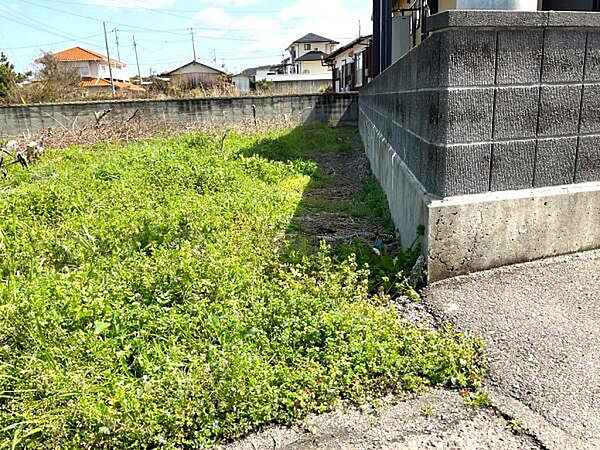 東側の境界を西から
