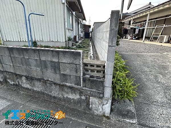 北側境界です。
