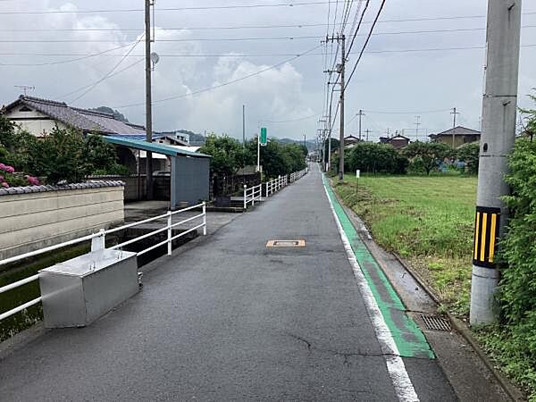 南側道路(西側より)
