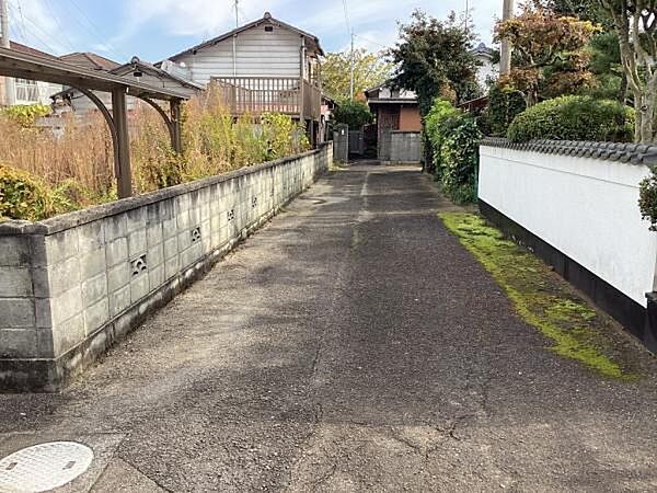 北側道路進入路