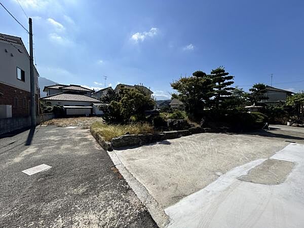 対象地として含めることが可能な売主様自宅庭部分