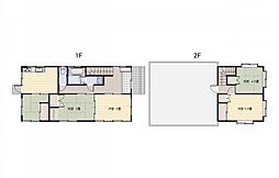 延岡市平原町3丁目 4DKの間取り