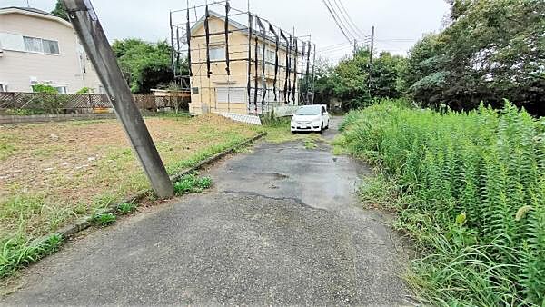前面道路です。