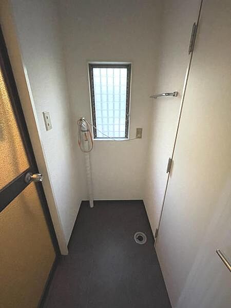 室内の洗濯機置き場です！
