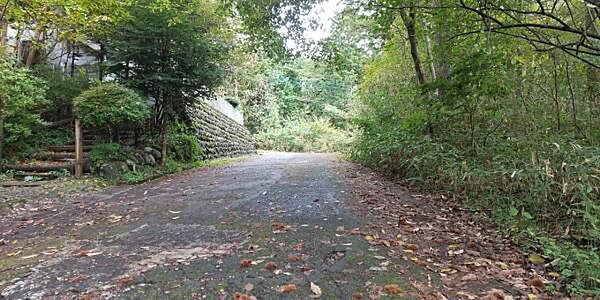 前面道路です。