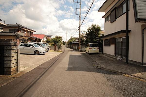 北側道路です。
